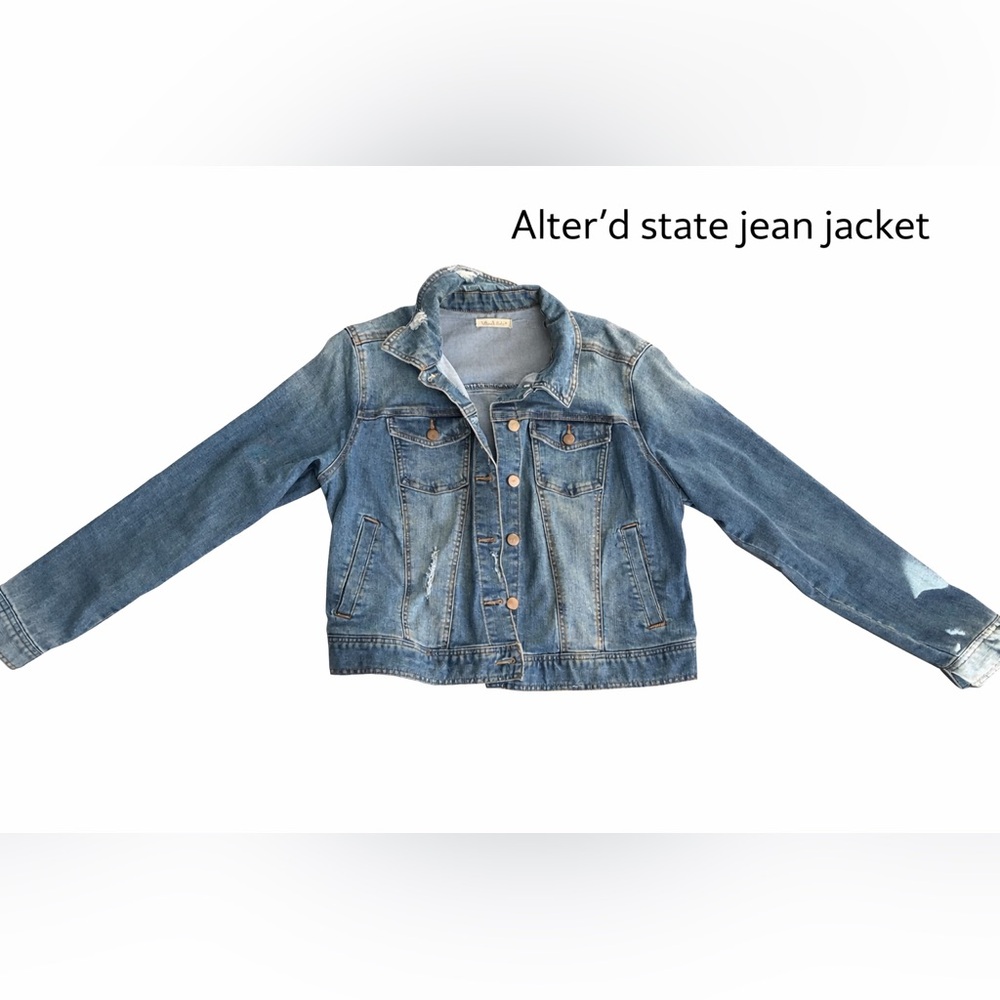 Altar'd State Classic Blue Jean Jacket